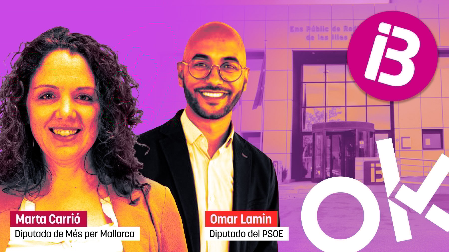 La izquierda en bloque rabia por la presencia de periodistas de OKDIARIO en la tele pública balear IB3