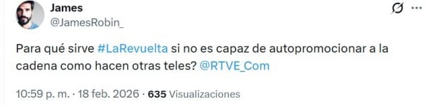 Una de las quejas de los espectadores de 'La Revuelta' al trato a los ganadores de Benidorm Fest (X).