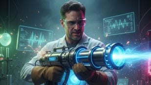 cañón de microondas