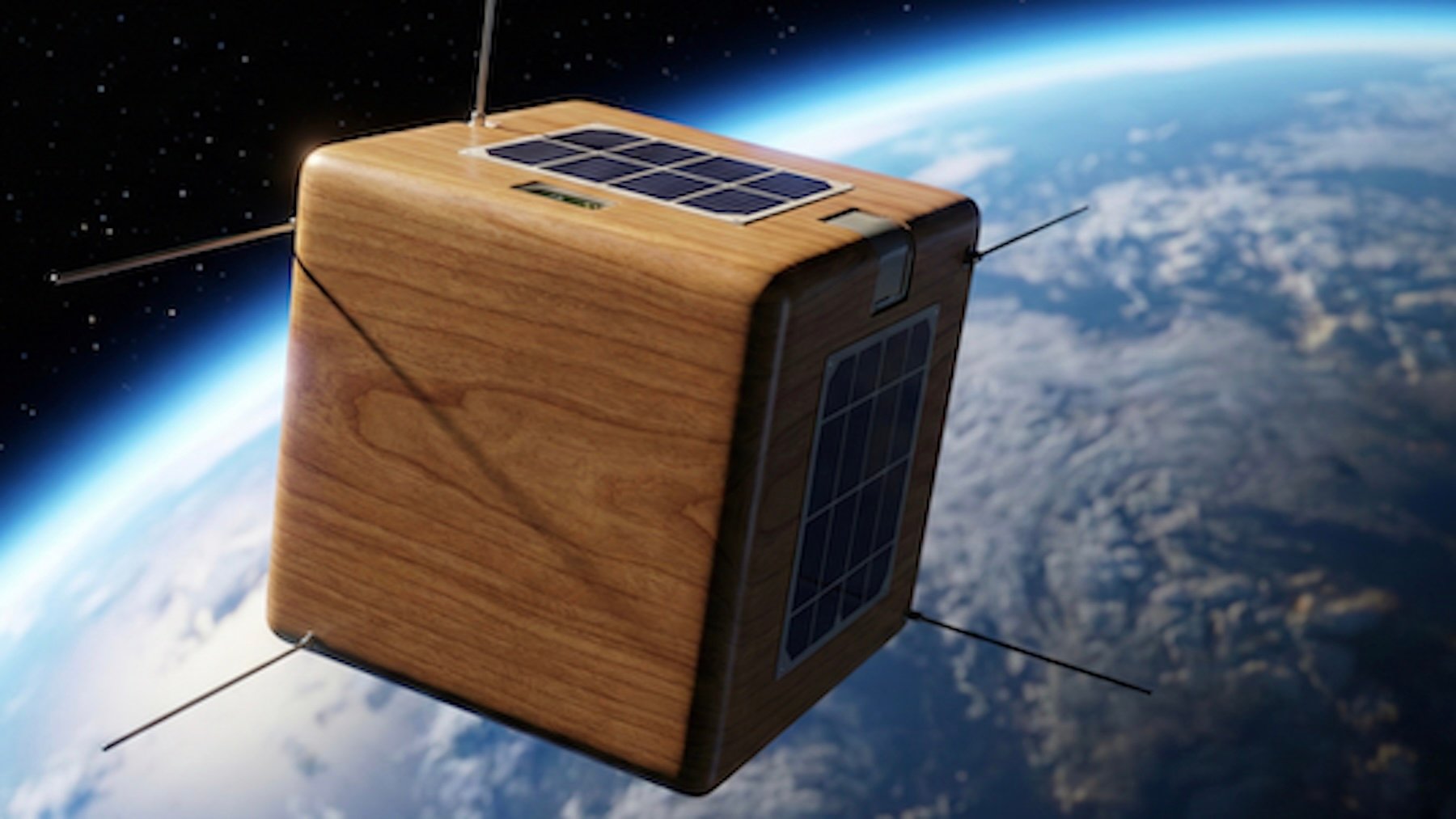 Suena a broma pero la ciencia lo avala: Japón lanza un cubo de madera al espacio para acabar con la basura cósmica