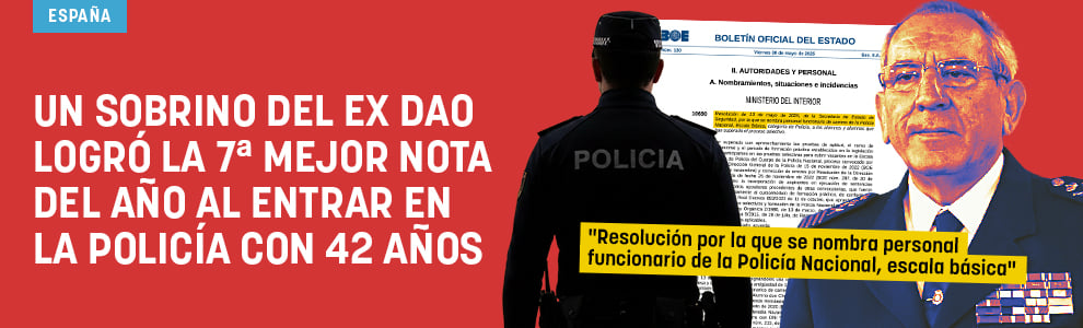 Un sobrino del ex DAO logró la 7ª mejor nota del año al entrar en la Policía con 42 años