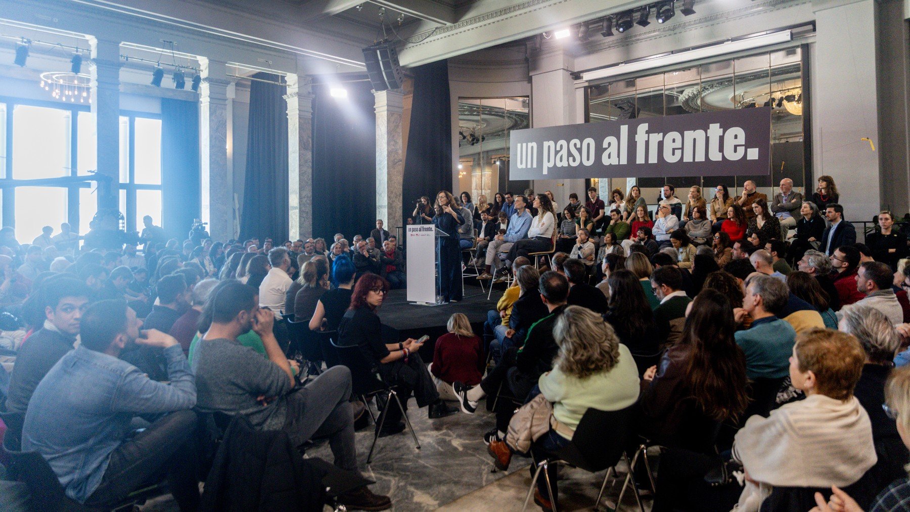 La extrema izquierda convierte su acto de