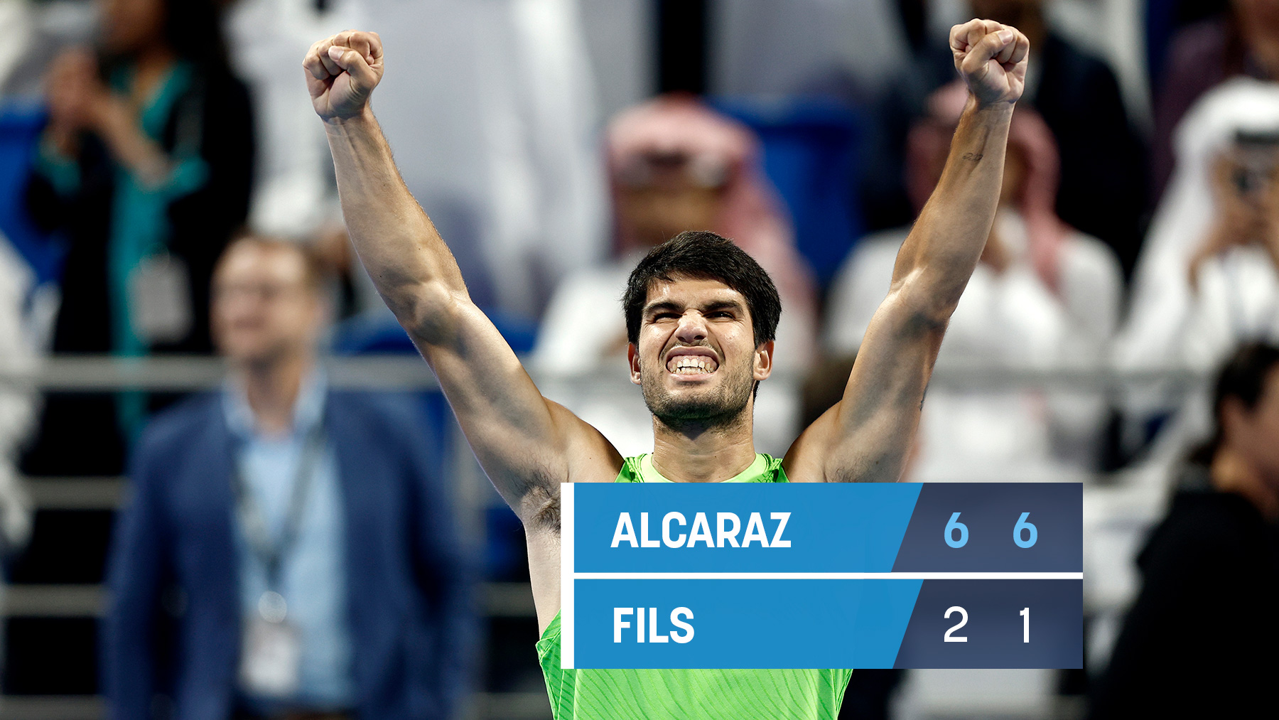 Nadie puede con Alcaraz: pasa el rodillo por encima de Fils y se corona en Doha