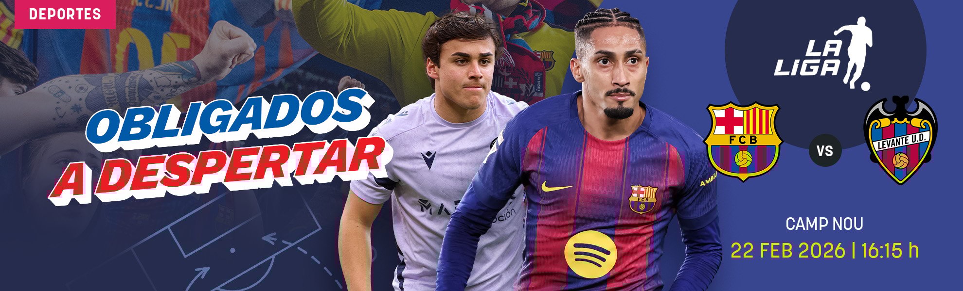 Barcelona-Levante: obligados a despertar