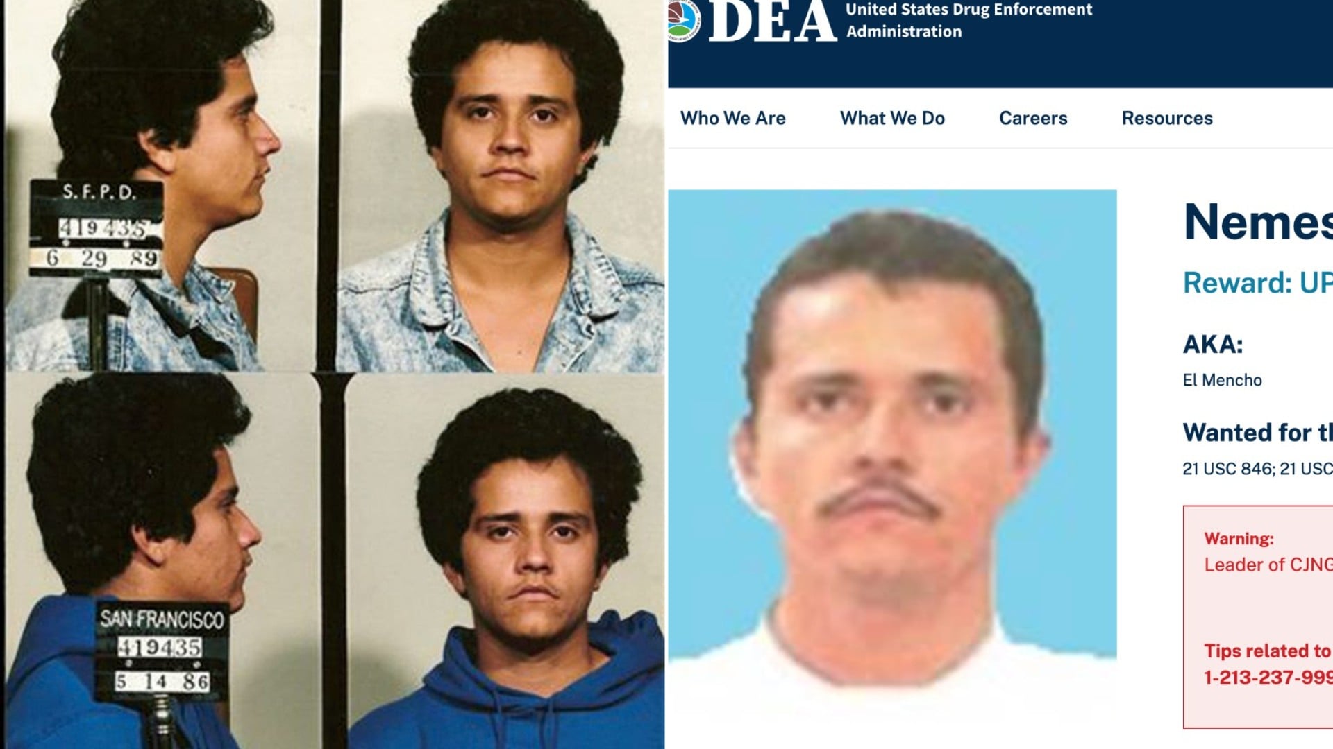 El ejército abate en México al líder del Cártel Jalisco Nueva Generación, uno de los narcos más buscados