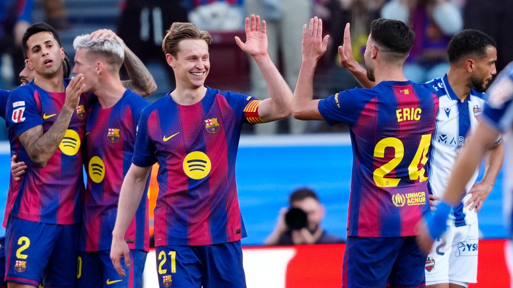 Así queda la clasificación de la Liga tras la victoria del Barcelona contra el Levante