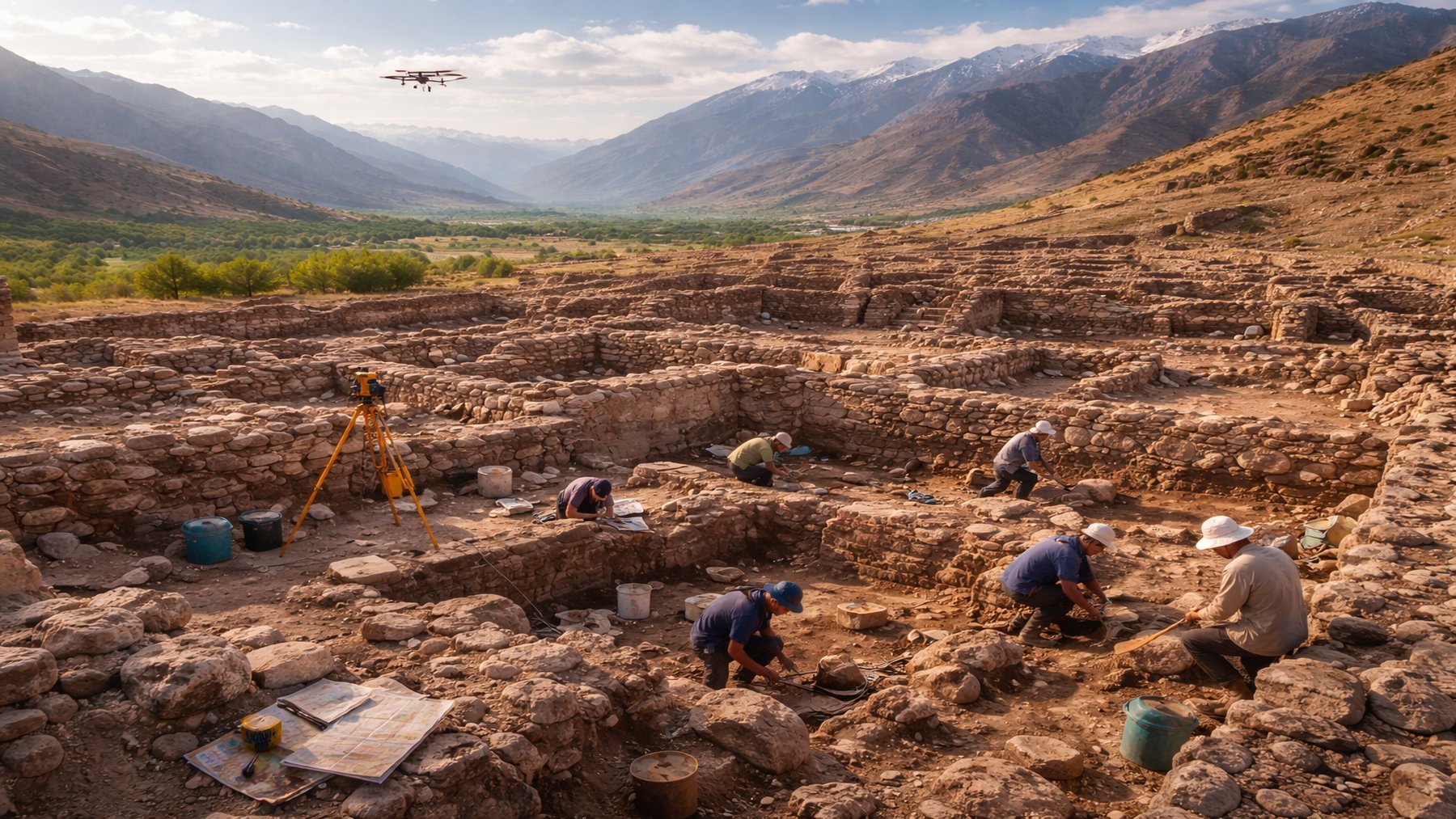 Conmoción entre los arqueólogos tras descubrir en Uzbekistán una mítica ciudad medieval de la Ruta de la Seda