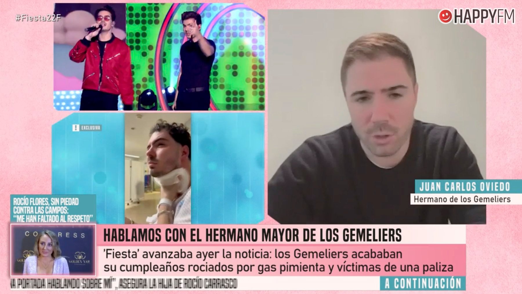 El hermano de Gemeliers se pronuncia tras la brutal agresión a Dani y Jesús: Los agresores salieron...