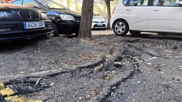 parking aparcamiento Son Oliva mal estado