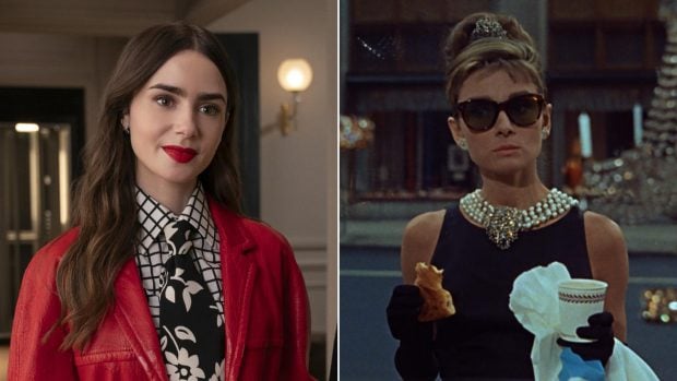 Audrey Hepburn Lily Collins