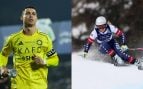 Cristiano Ronaldo y Lindsey Vonn.