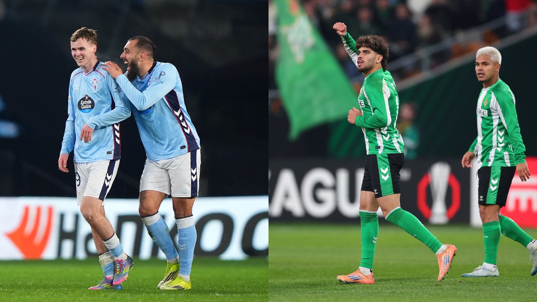 Betis y Celta buscan evitar a la Premier en octavos de la Europa League