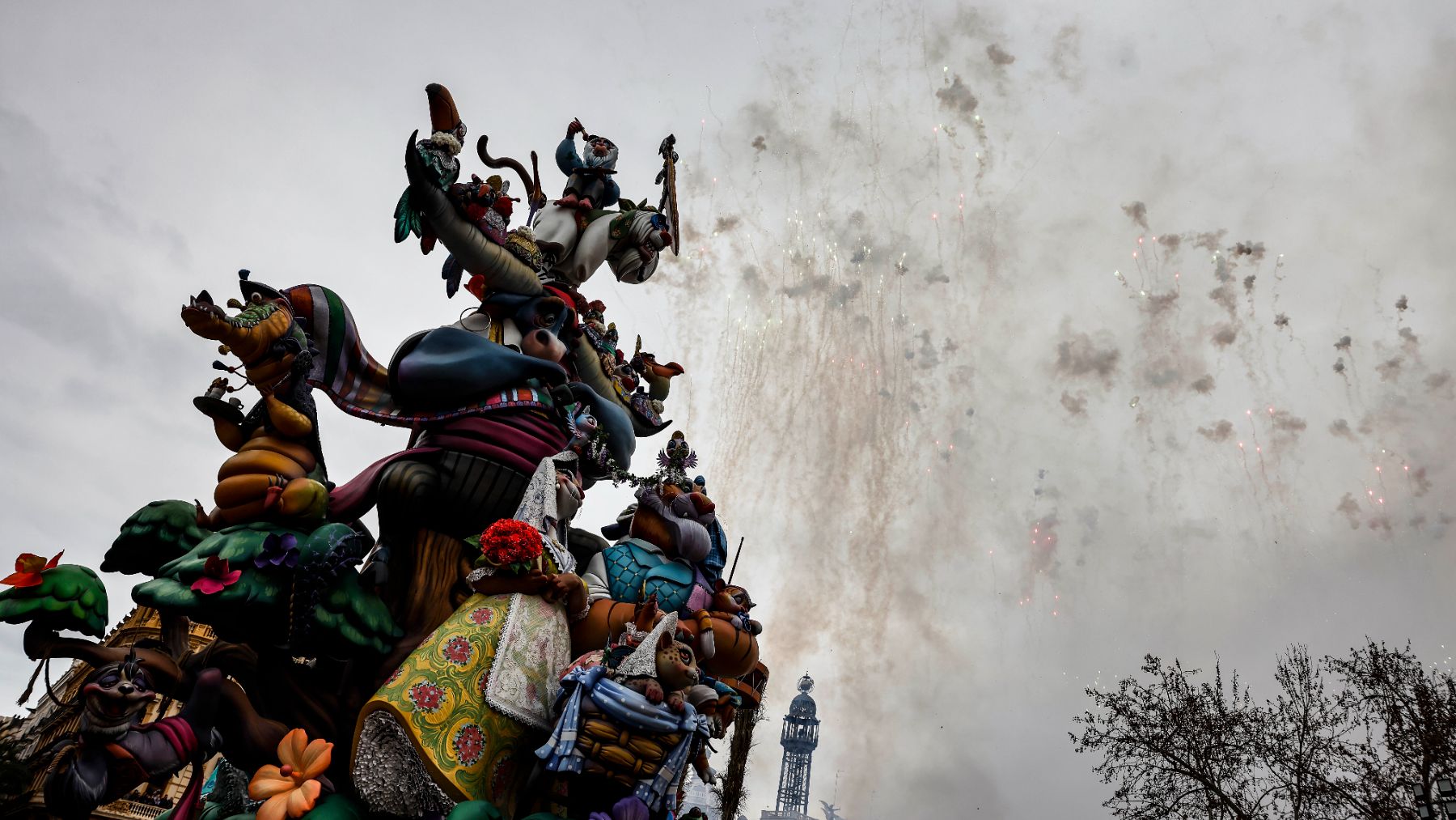 Una mascletá de 2025. (Foto: EP)