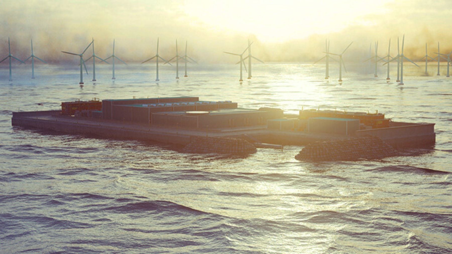 Bélgica desafía los límites naturales y construye la primera isla artificial energética en el Atlántico a 45 km de la costa