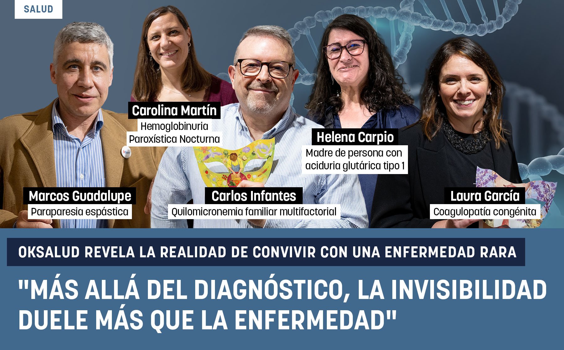 Convivir con una enfermedad rara: Más allá del diagnóstico, la invisibilidad duele más que la enfermedad