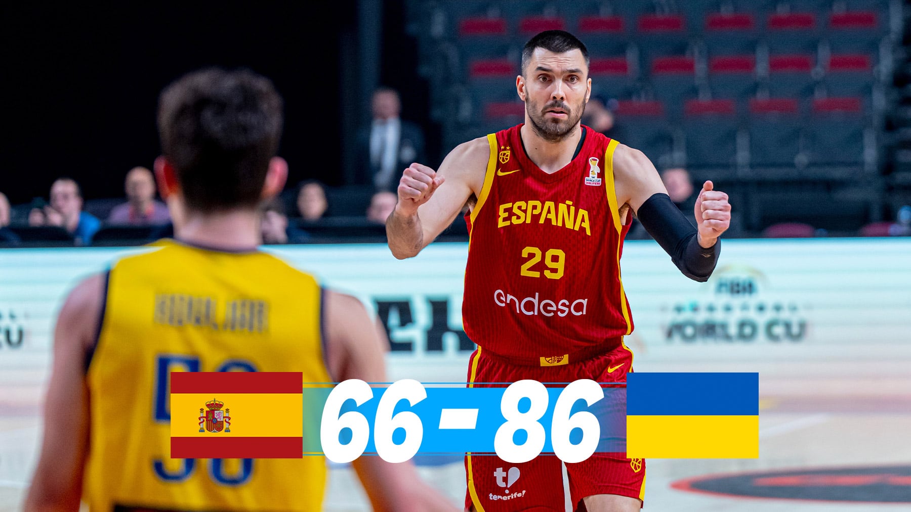 La España de Chus Mateo despega y barre a Ucrania