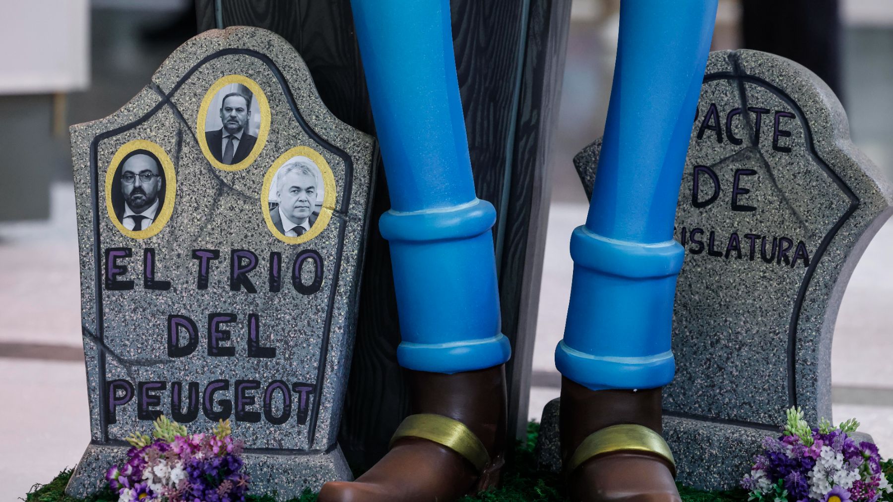 Ninots en la Exposición del Ninot de las Fallas 2026. (Foto: EP)