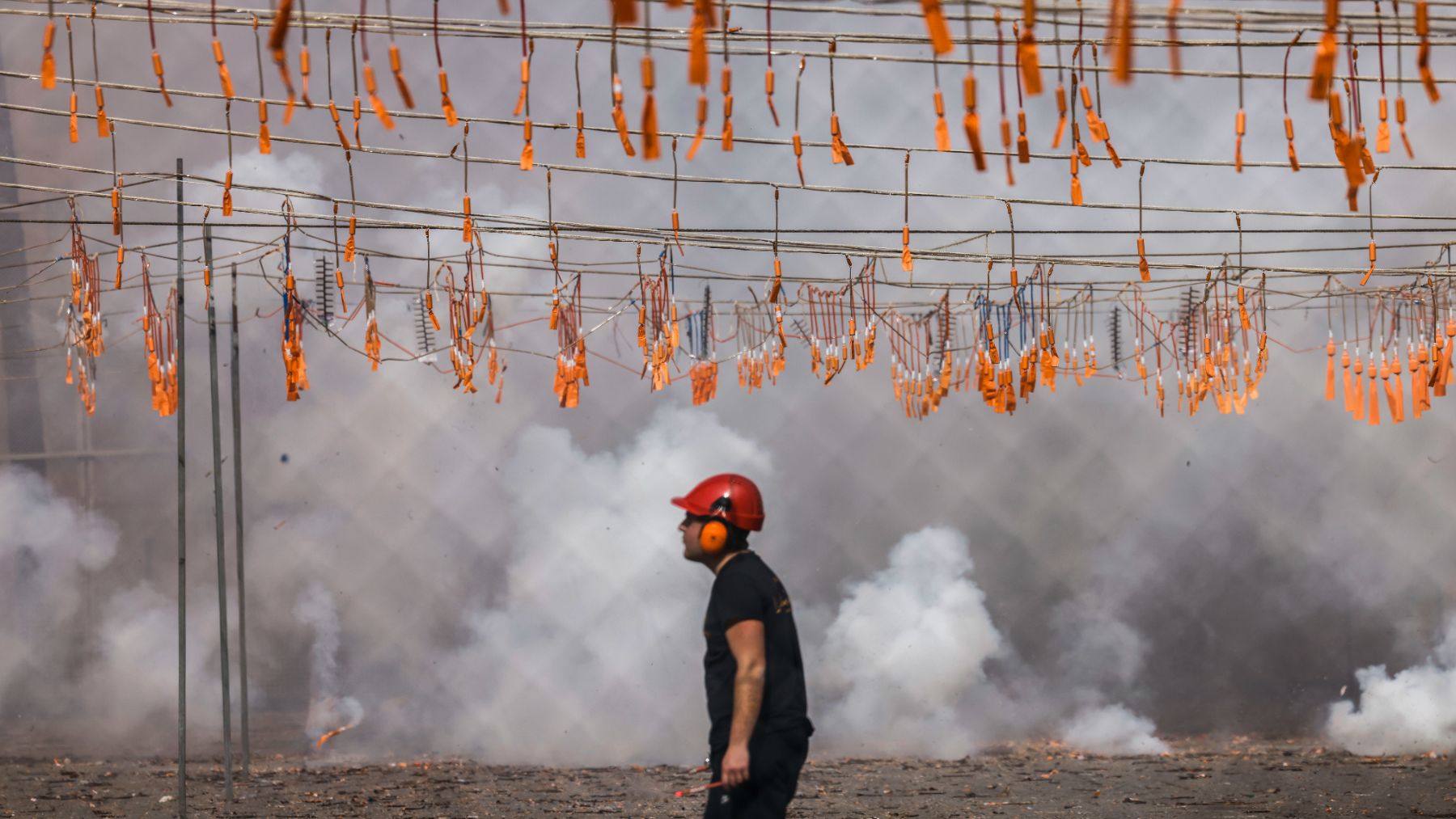 Una mascletá de 2025. (Foto: EP)