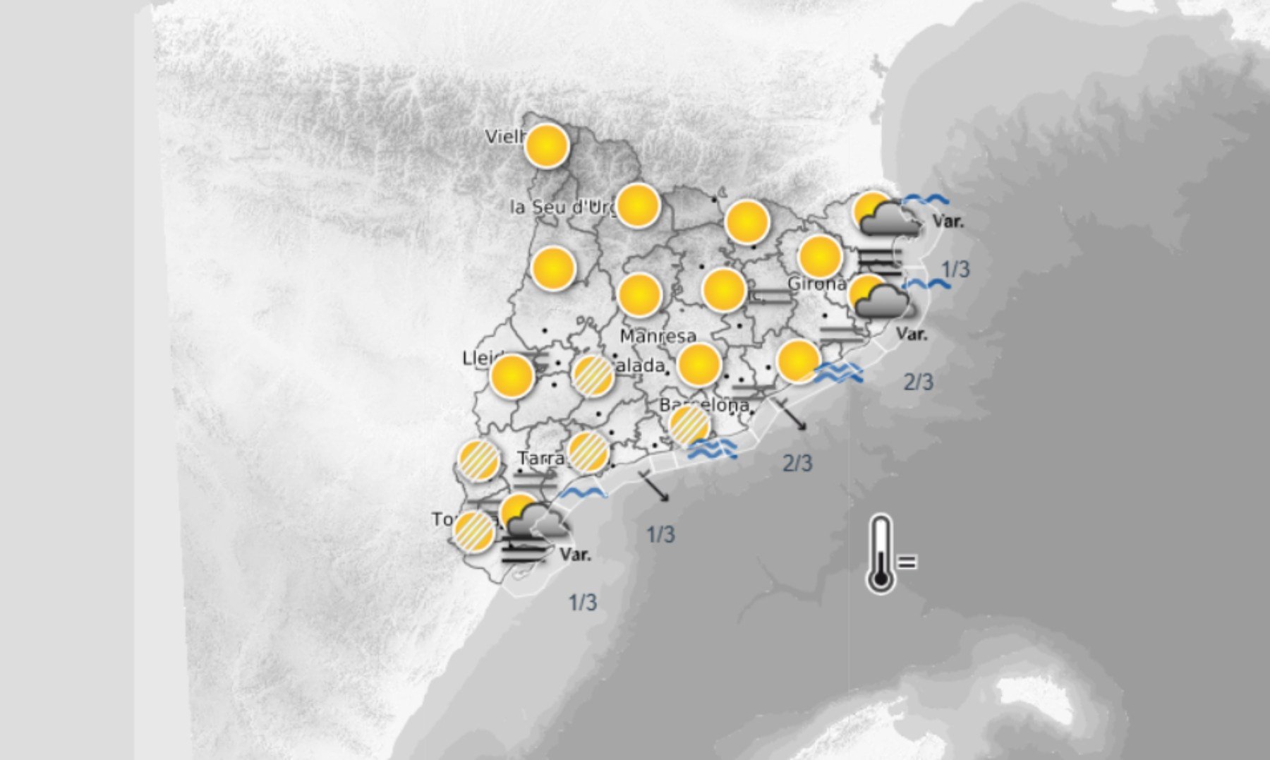 Giro del tiempo en Cataluña: METEOCAT avisa de lo que llega el fin de semana y no pinta bien