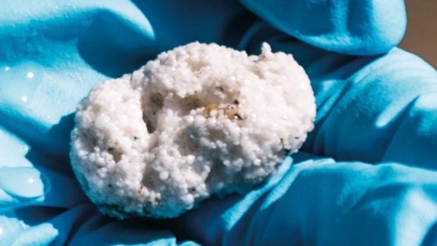 Micropl&aacute;sticos sometidos a esta tecnolog&iacute;a alemana. (Foto: Wasser 3.0).