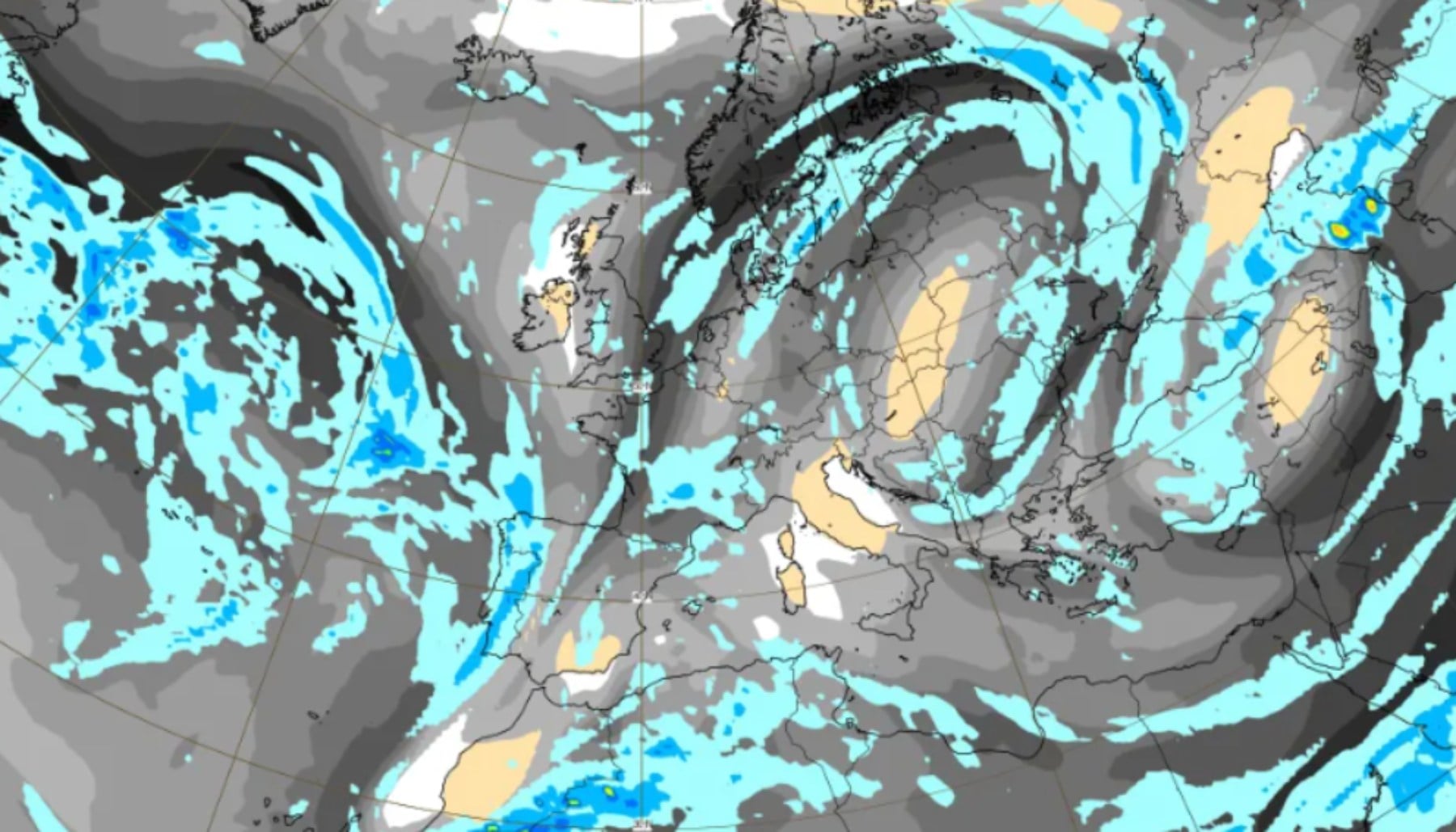 La AEMET revienta el fin de semana y anuncia un giro: temporal explosivo, lluvias y frío polar