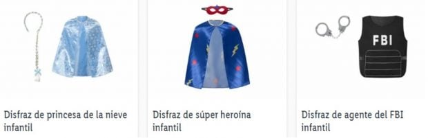 Lidl disfraces