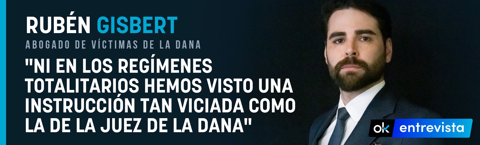 Gisbert: “Ni en los regímenes totalitarios hemos visto una instrucción tan viciada como la de la juez de la DANA”
