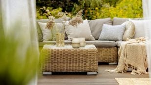 Terraza en primavera