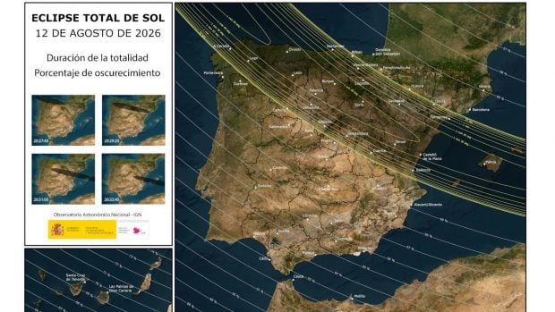 Comienza el trío ibérico: dónde ver el eclipse solar del próximo 12 de agosto en España