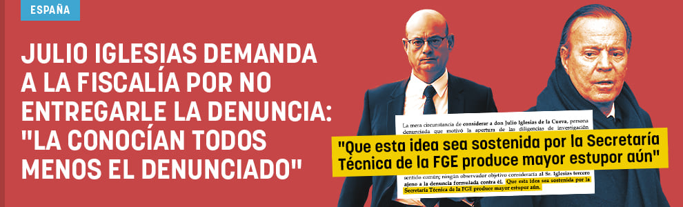 Julio Iglesias demanda a la Fiscalía por no entregarle la denuncia: La conocían todos menos el denunciado