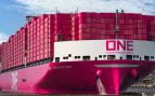 El gigante marítimo de Japón ONE acaba de romper el récord mundial de carga con su barco estrella. (Foto: ONE)