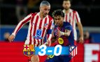 El Atlético sobrevive a un bombardeo del Barcelona y jugará la final de Copa