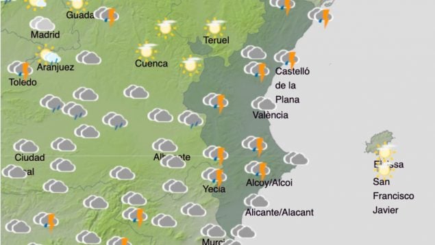 La Comunidad Valenciana sigue en alerta amarilla: la AEMET avisa por viento y lluvias