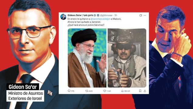 Israel se mofa de Sánchez: «Sin Maduro ni Jamenei, ¿qué hará ahora el pobre?»