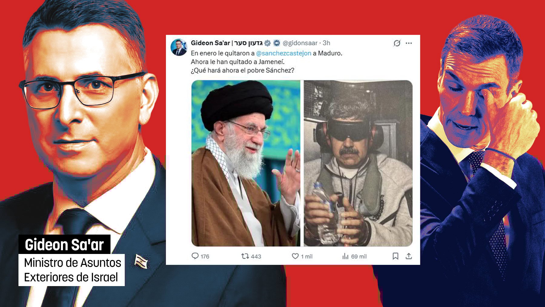 Israel se mofa de Sánchez: Sin Maduro ni Jamenei ¿Qué hará ahora el pobre?