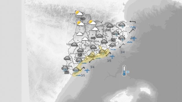 Peligro inminente en Cataluña: el METEOCAT pide precaución y pone día a lo peor del temporal
