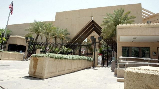Embajada de EEUU en Riad (Arabia Saudí).