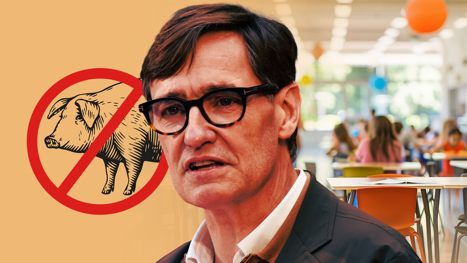 Illa recomienda a los colegios ofrecer menús sin cerdo ante el incremento de otras religiones