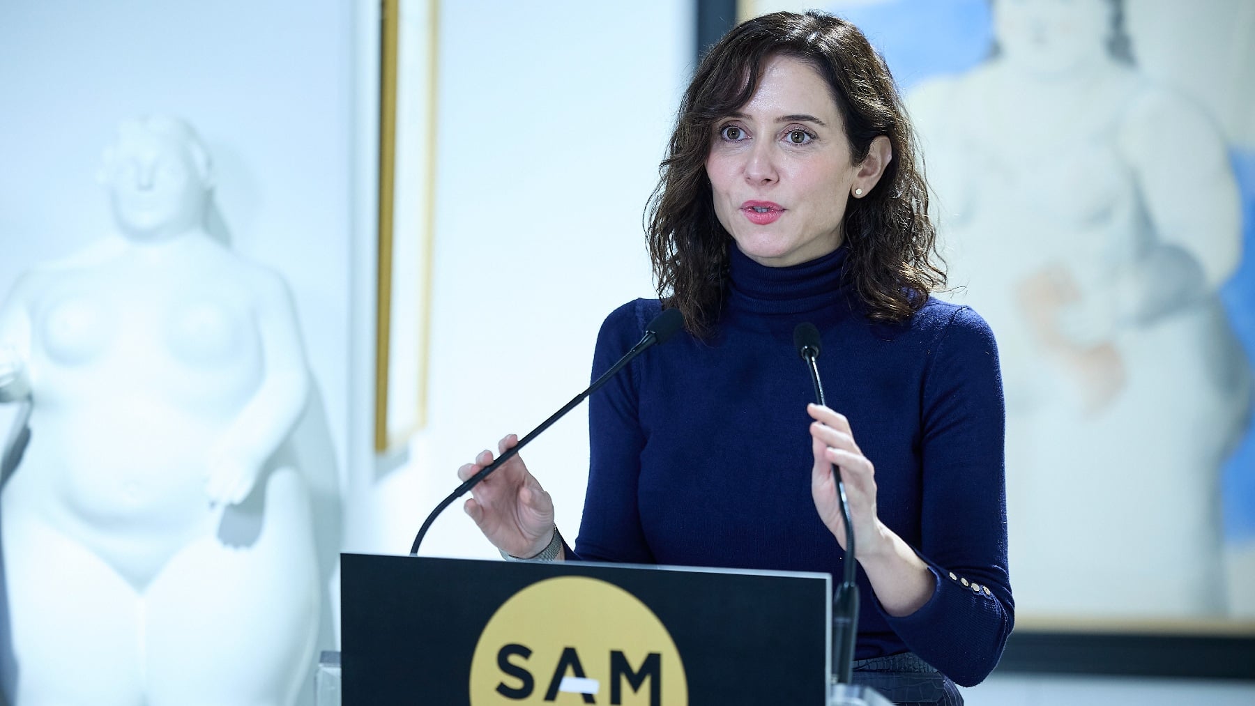 Ayuso anuncia una bonificación del 100% en el Impuesto de Transmisiones para compraventa de obras de arte