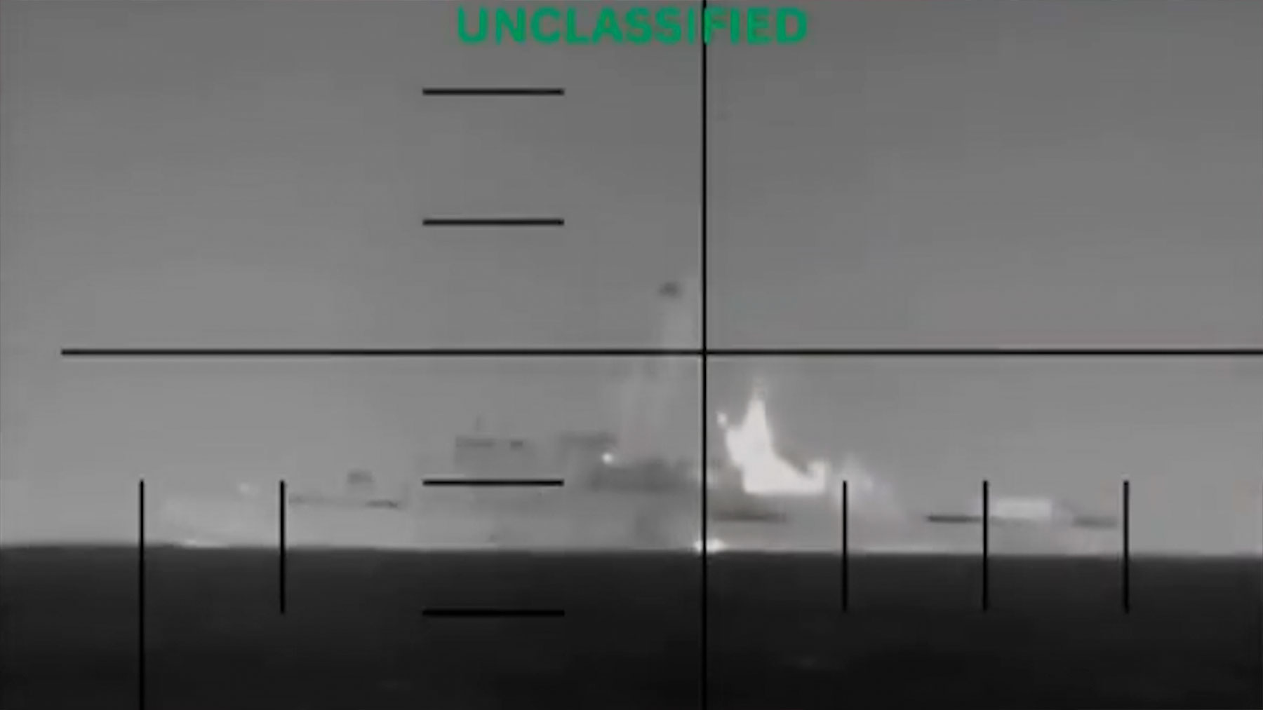 Un submarino de EEUU hunde un barco iraní con el primer ataque con torpedo desde la Segunda Guerra Mundial