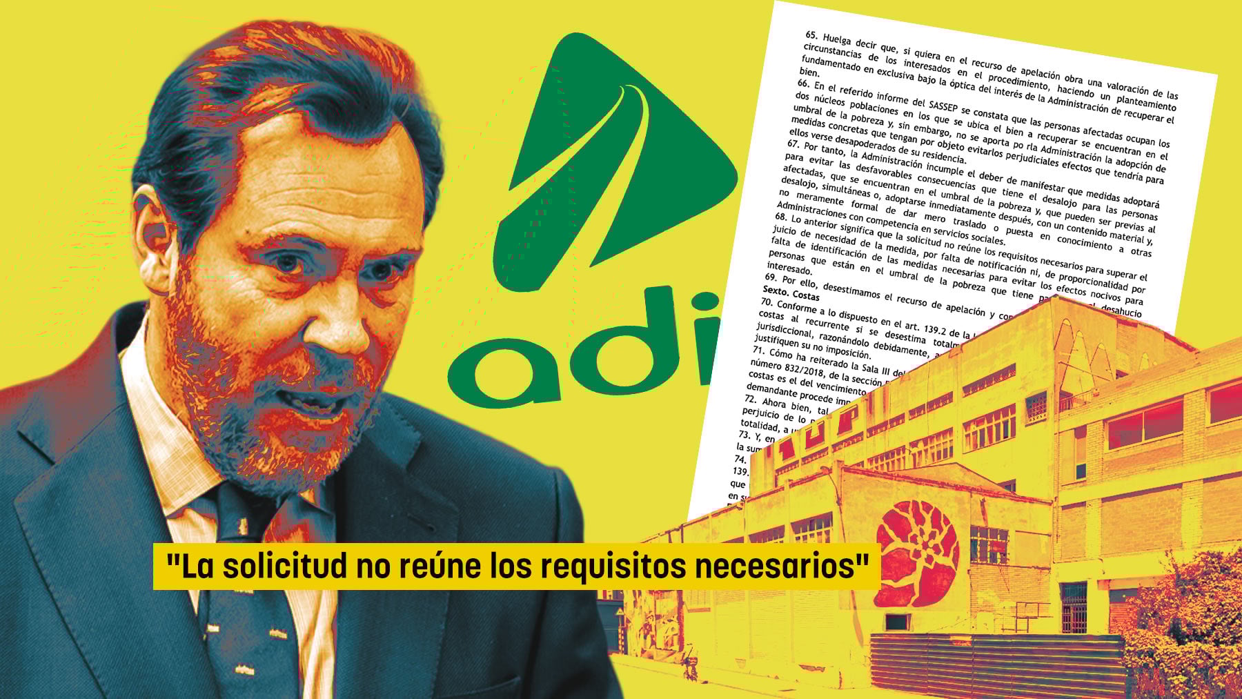 Un tribunal bloquea el desalojo de okupas en una parcela gestionada por Transportes en Barcelona