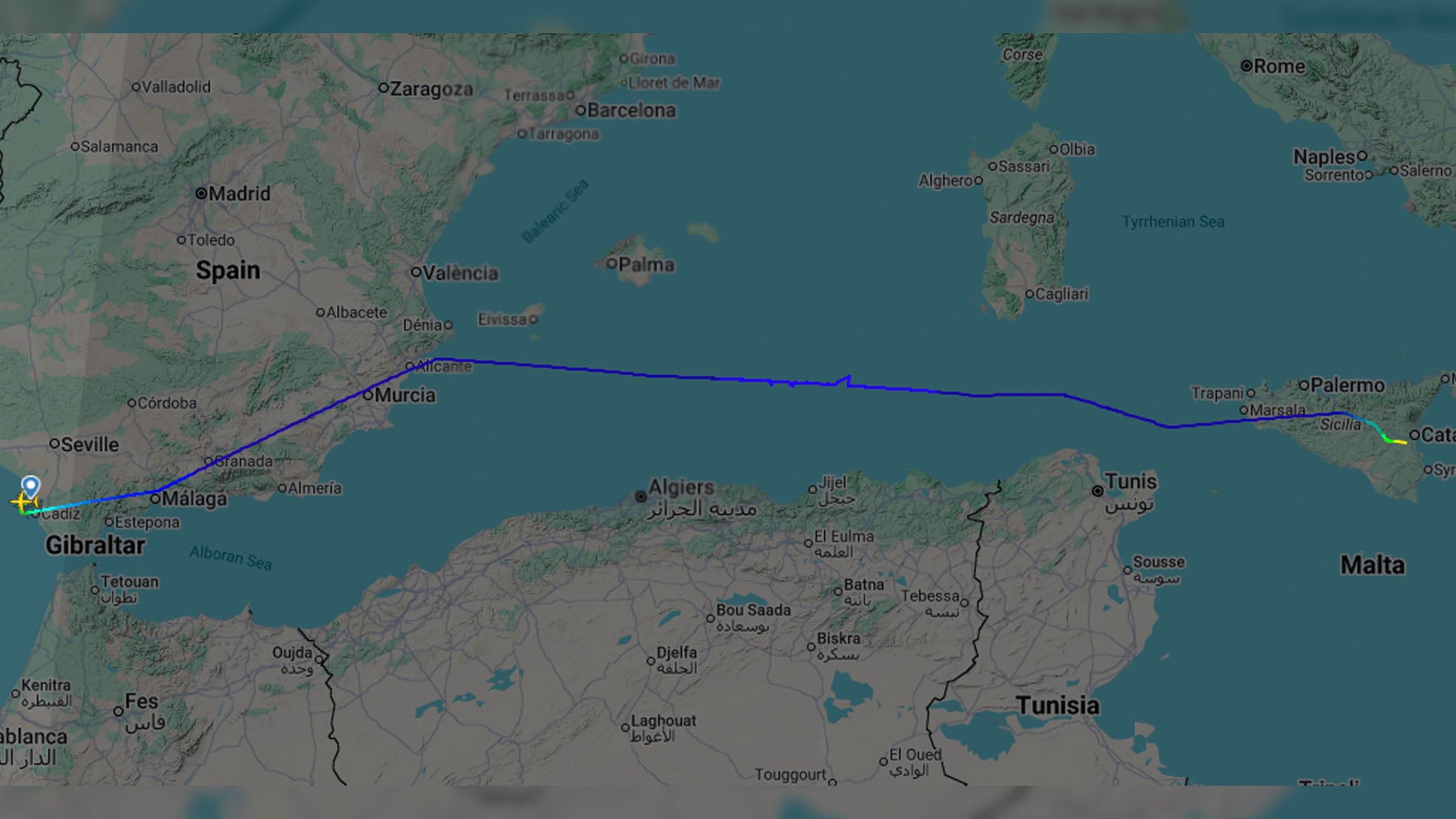 Un avión militar de carga de EEUU despega de Rota pese a que el Gobierno sigue negando su cooperación militar