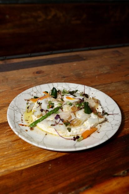 Carpaccio de bacalao Skrei