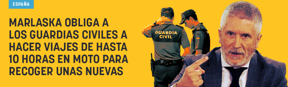 Marlaska obliga a los guardias civiles a hacer viajes de hasta 10 horas en moto para recoger unas nuevas