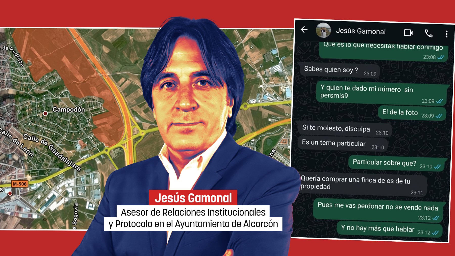 Un asesor de la alcaldesa socialista de Alcorcón escribe a vecinos para comprarles tierras que se van a recalificar