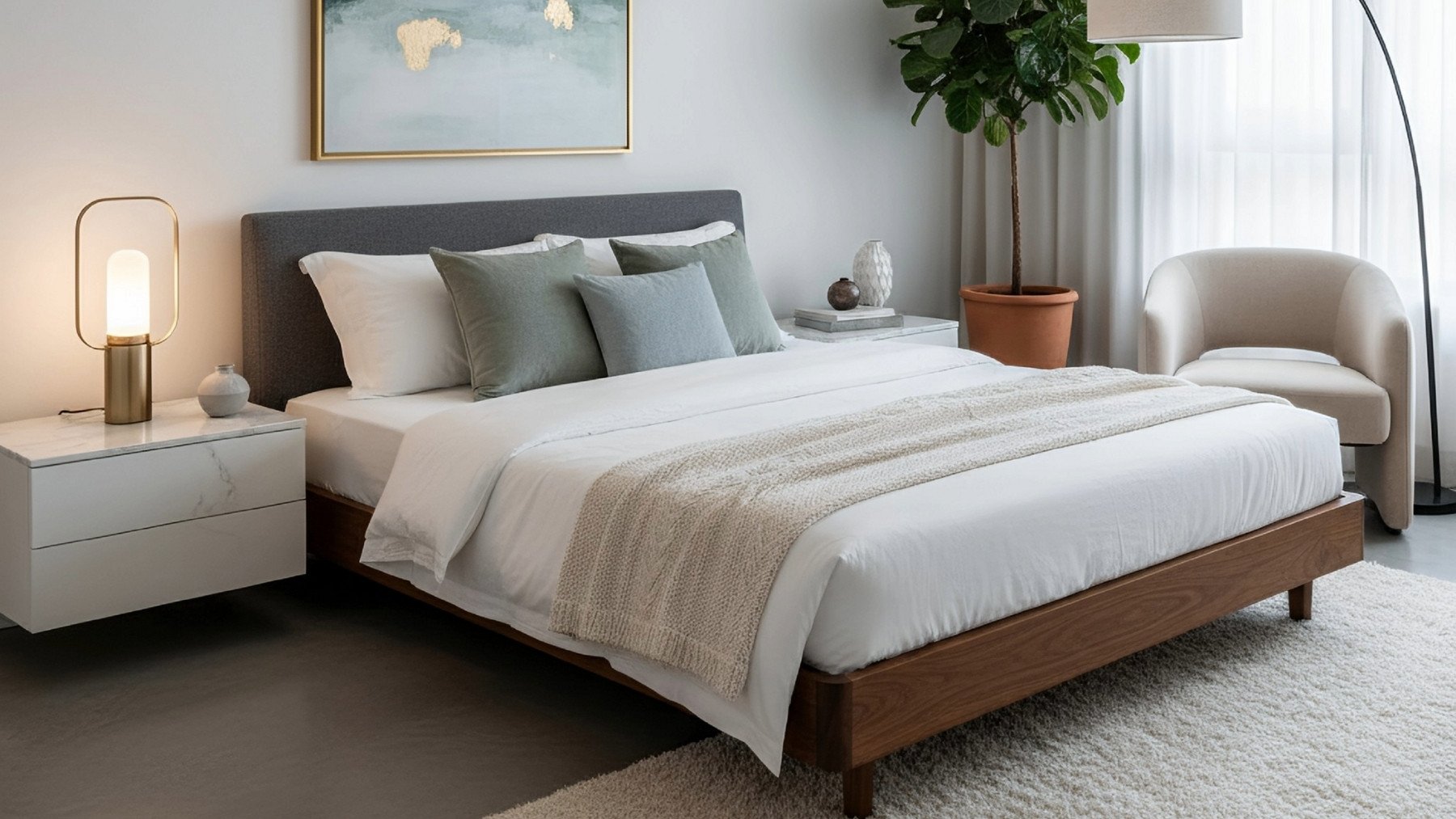 Adiós al canapé en los dormitorios modernos: por qué los expertos solo recomiendan camas con patas ahora
