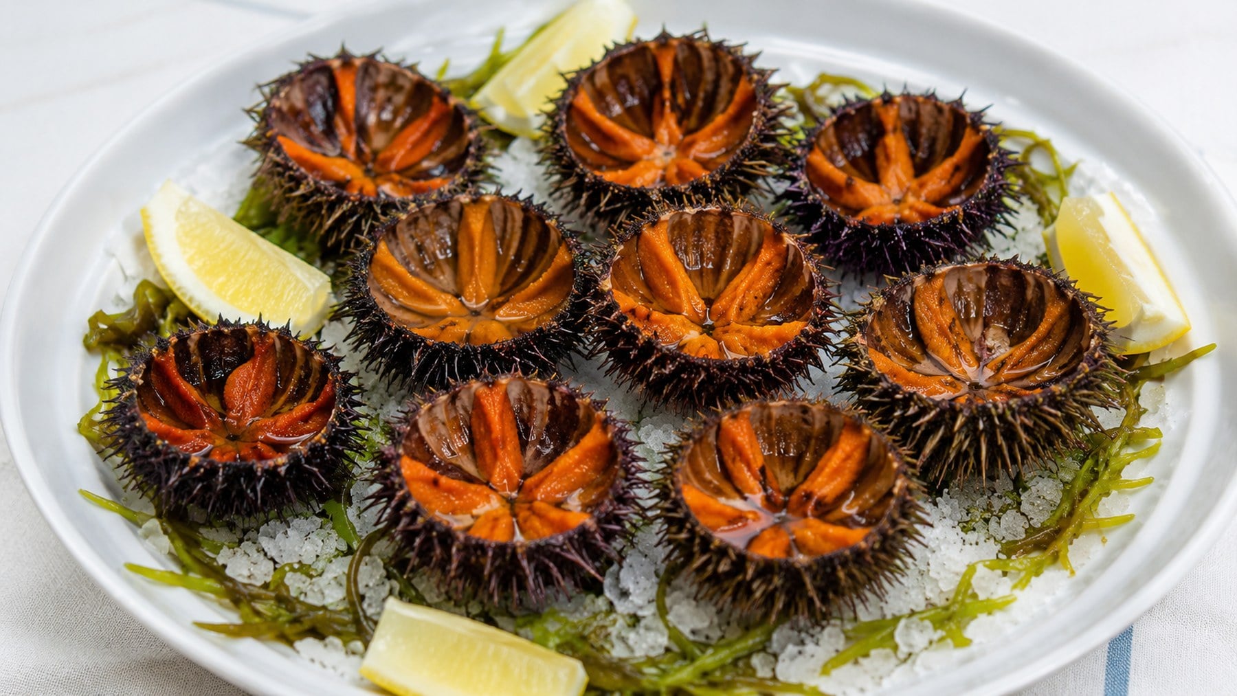 Erizos de mar.