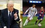 Donald Trump, Cristiano Ronaldo, Leo Messi