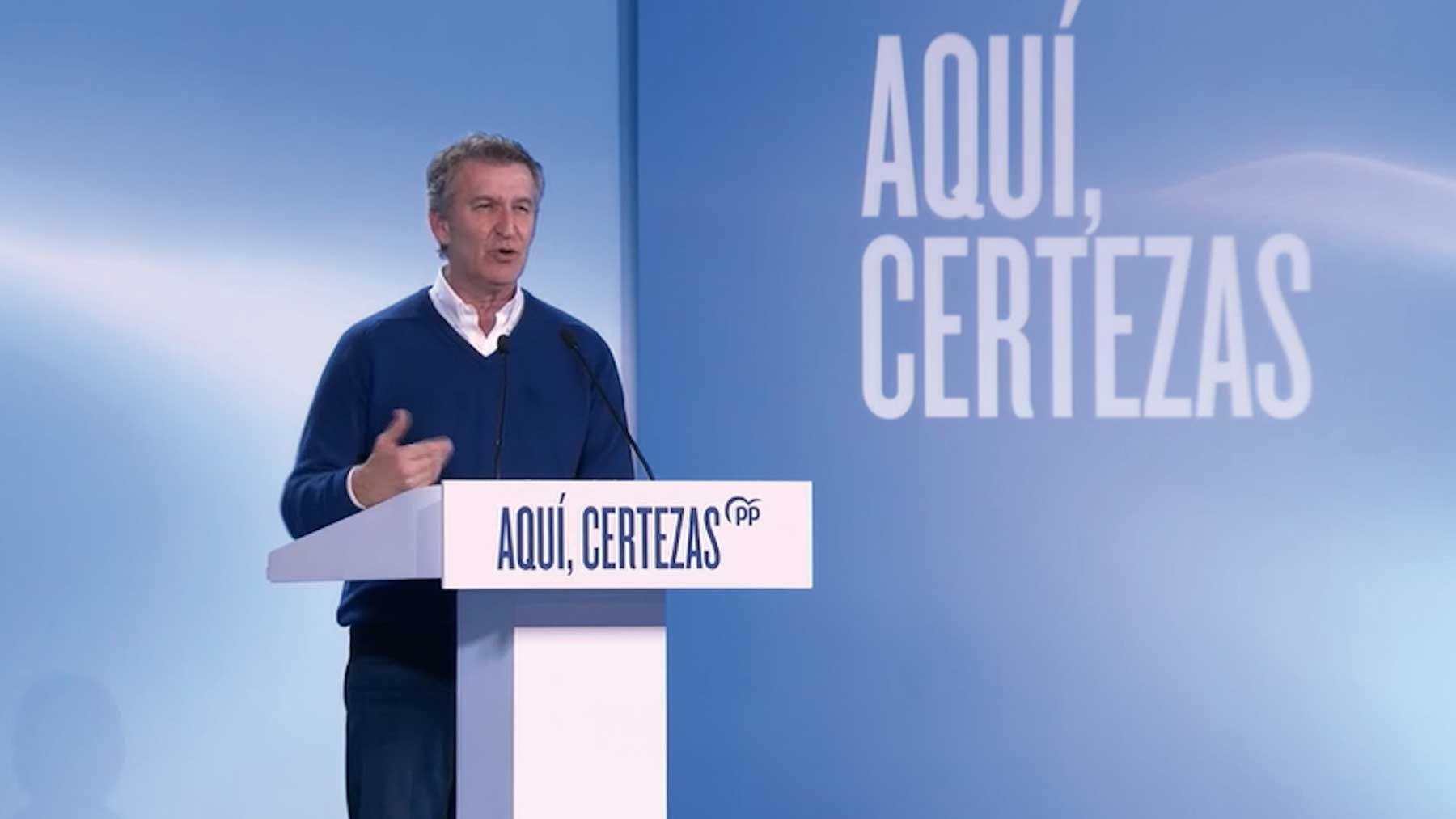 Feijóo: Todos queremos parar la guerra y todos queremos la paz