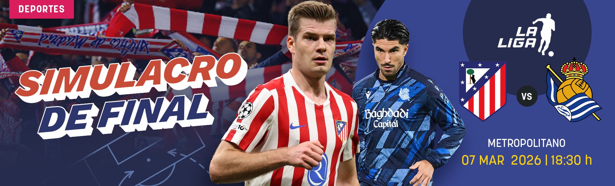 Atlético-Real Sociedad: simulacro de final